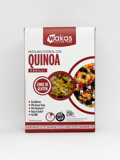 WAKAS - FIDEOS MULTICEREAL DE QUINOA X 250 GRS