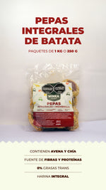 PEPAS INTEGRALES DE MEMBRILLO CON CHIA X 1 KG - WINKA