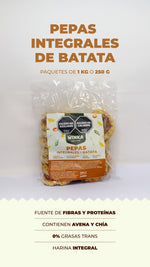 PEPAS INTEGRALES DE BATATA CON CHIA X 1 KG - WINKA