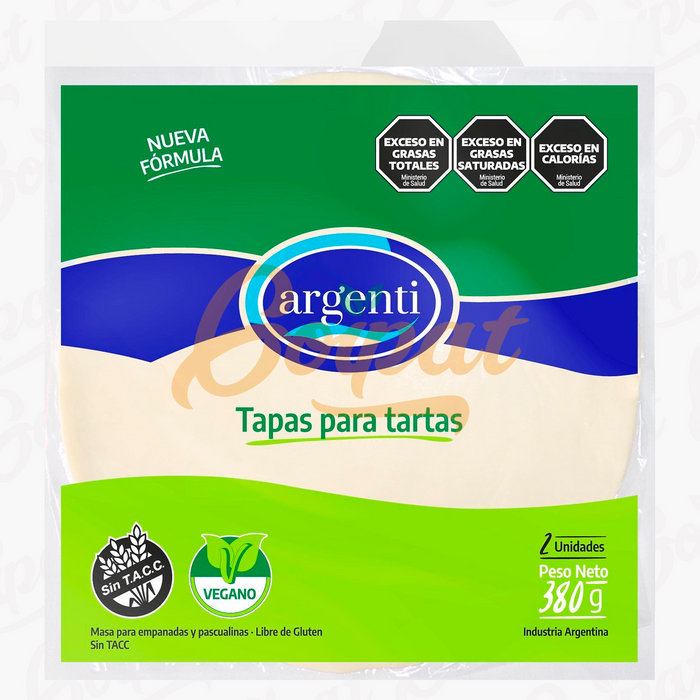 ARGENTI - TAPA PASCUALINA VEGANA X 380 GRS