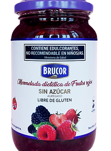 BRUCOR - MERMELADA SIN AZUCAR DE FRUTOS ROJOS