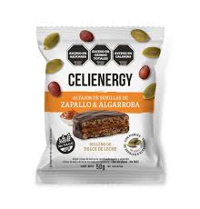 ALFAJOR DE SEMILLAS DE ZAPALLO Y ALGARROBA x 50 gr - CELIENERGY