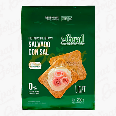 Tostada de salvado X 400 GRS - CERAL