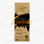 CHOCOLATORY - TABLETA X 84 % AMARGO  PURO CACAO  X 6 UNIDADES