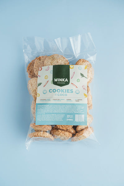 COOKIES x 250g INTEGRALES DE COCO  - WINKA