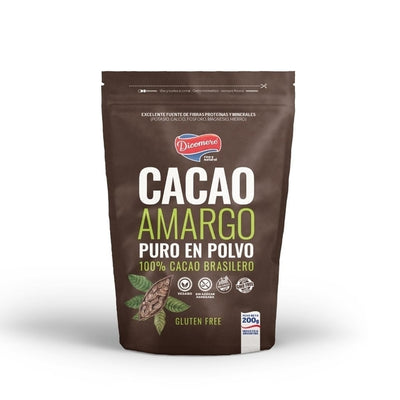 DICOMERE - CACAO BRASILERO AMARGO EN POLVO X 200 GR