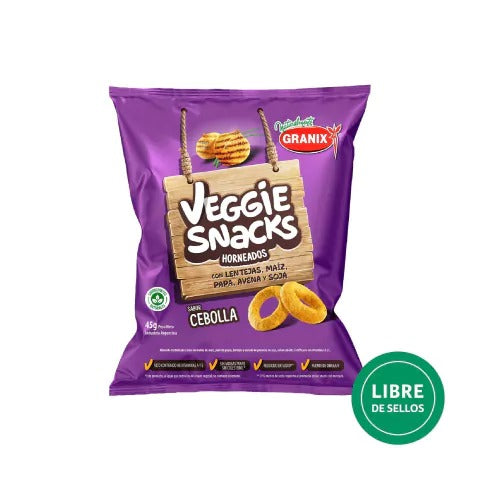 VEGGIE SNACKS sabor CEBOLLA x 45 g