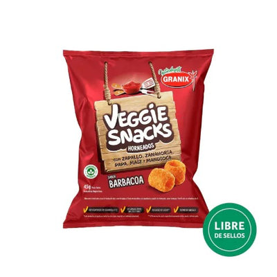 VEGGIE SNACKS sabor BARBACOA x 45 g