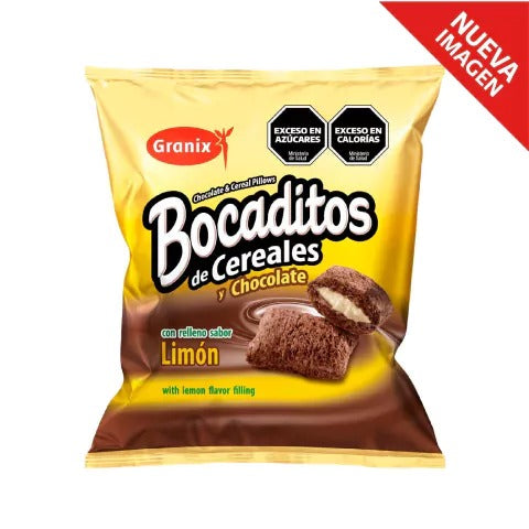 BOCADITOS RELL C/ CHOCOLATE y LIMON x 180 g