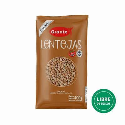 LENTEJAS SIN TACC 10 x 400 g - GRANIX