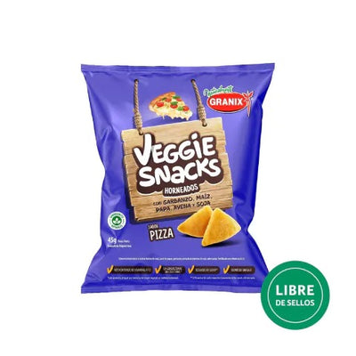 VEGGIE SNACKS sabor PIZZA x 45 g