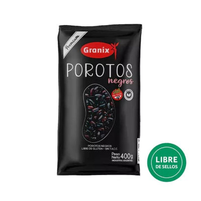 POROTOS NEGROS SIN TACC x 400 g - GRANIX