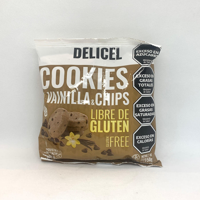 DELICEL - Galletitas de VAINILLA Y CHIPS DE CHOCOLATE x 150g