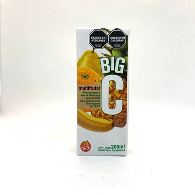 BIG C - JUGO MULTIFRUTA x 200 ml