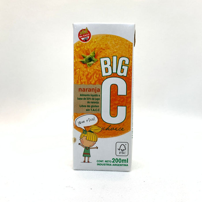 BIG C - JUGO DE NARANJA x 200 ml