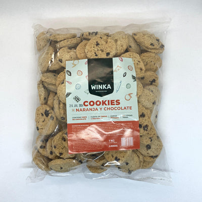 COOKIES INTEGRALES DE NARANJA Y CHIPS DE CHOCOLATE X 1 KG - WINKA