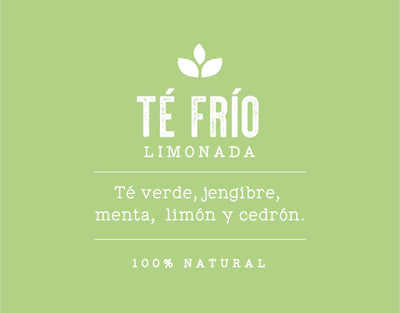 Blendit- TE FRIO LIMONADA (Té verde, jengibre, menta, limón y cedrón)