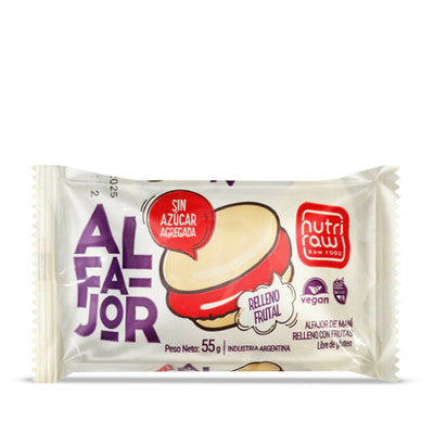 ALFAJOR FRUTAL SIN AZUCAR x 50 GR - NUTRI RAW