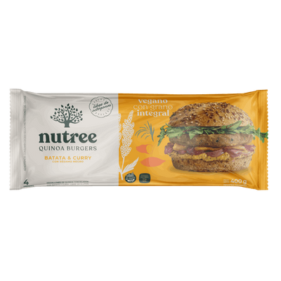 NUTREE- Medallon de quinoa BATATA Y CURRY x 4u