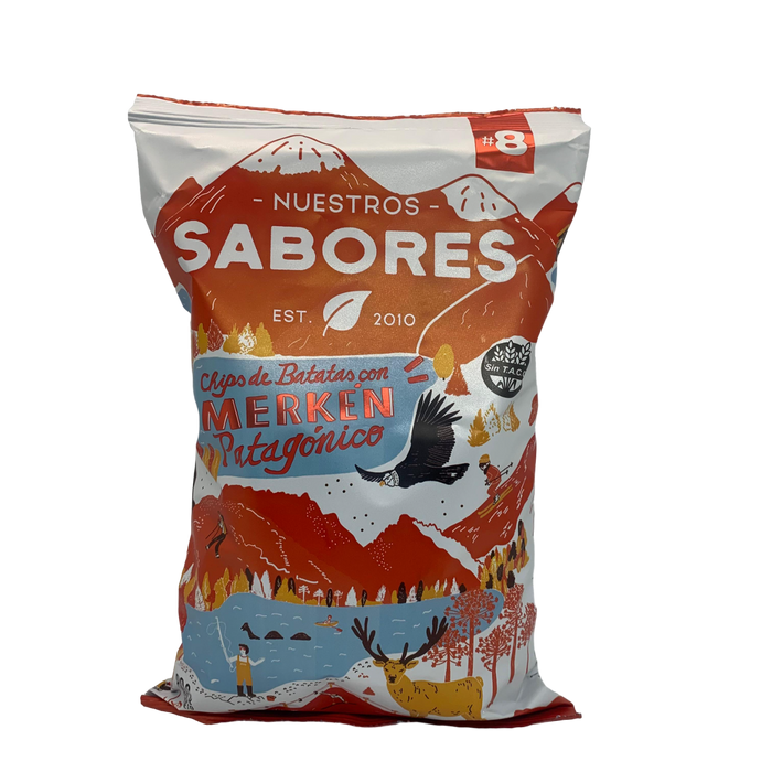 NUESTROS SABORES - CHIPS DE BATATA CON MERKEN