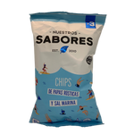 NUESTROS SABORES - CHIPS DE PAPAS RUSTICAS Y SAL MARINA