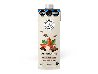 LECHE DE ALMENDRAS SABOR CHOCOLATE X 1 LITRO - TRATENFU