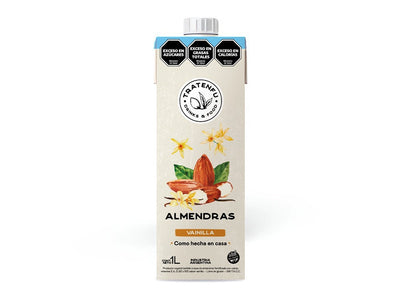 LECHE DE ALMENDRAS SABOR VAINILLA X 1 LITRO - TRATENFU