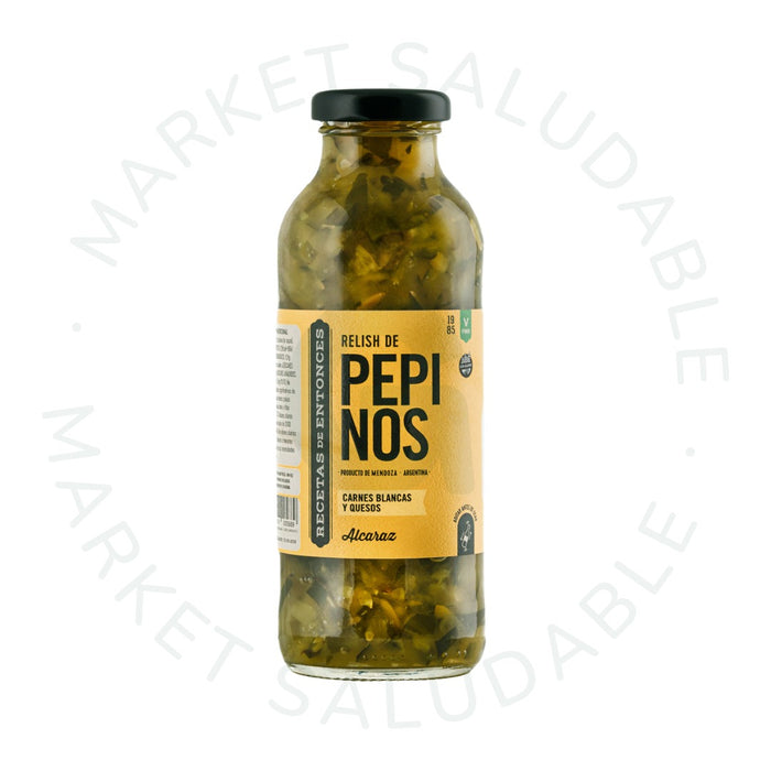 ALCARAZ - RELISH DE PEPINOS x 310 ml - RECETA DE ENTONCES