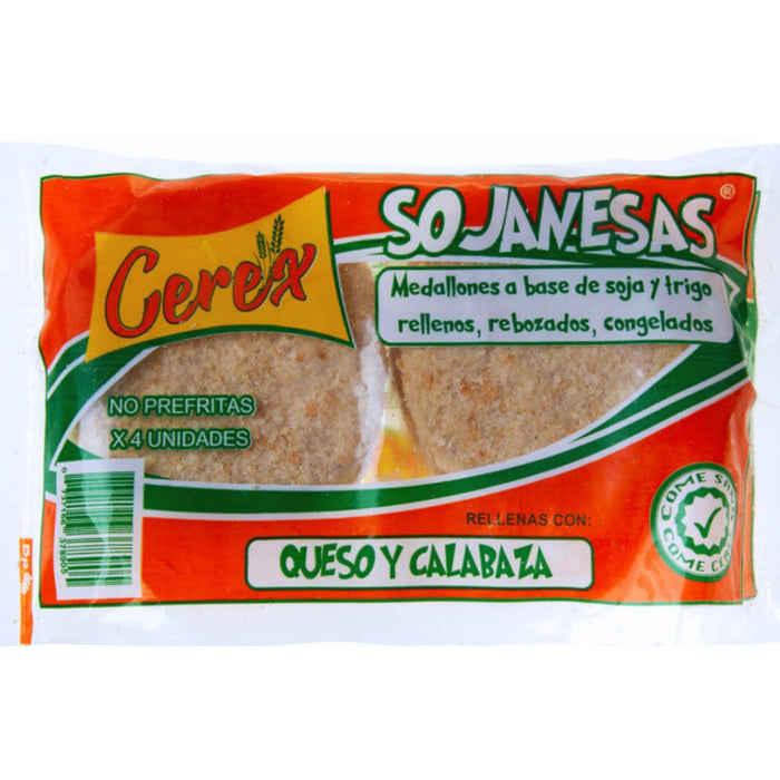 CEREX - SOJANESA RELLENA CON QUESO Y CALABAZA 4u X 540 GR