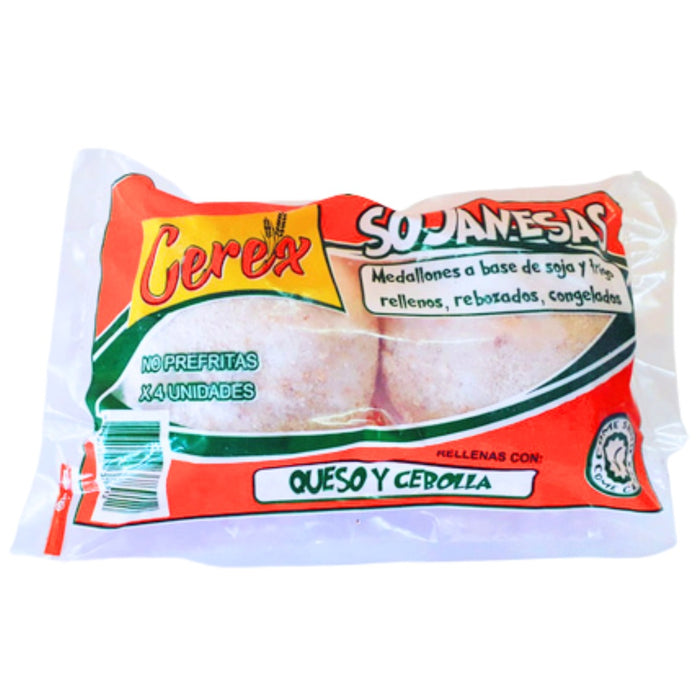 CEREX - SOJANESA RELLENA CON QUESO Y CEBOLLA 4u X 540 GR