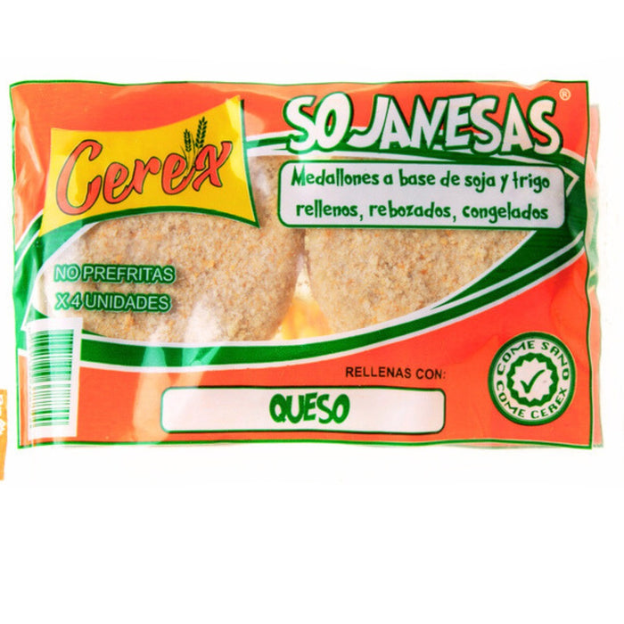 CEREX - SOJANESA RELLENA CON QUESO 4u X 540 GR