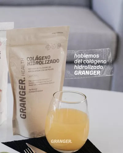 GRANGER - COLAGENO HIDROLIZADO SABOR NARANJA x 250 GRS