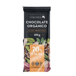 BARRA CHOCOLATE ORGANICO NEGRO 70% CACAO x 100 GR - CHOCOLATE COLONIAL