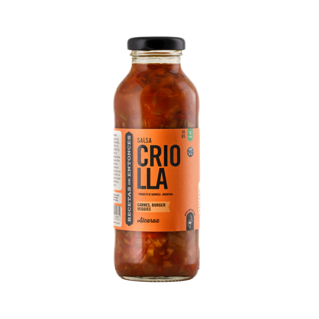 ALCARAZ - SALSA CRIOLLA x 310 ml - RECETA DE ENTONCES