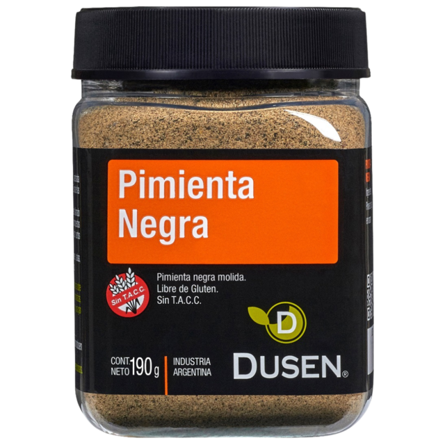 DUSEN - POTE PIMIENTA NEGRA MOLIDA x 190 gr