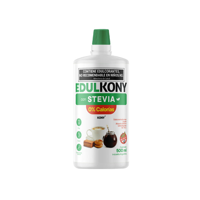 EDULKONY CON STEVIA LIQUIDO X 200 ML