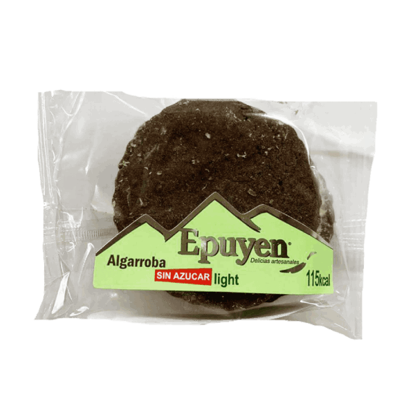 Epuyen - alfajor de algarroba sin azucar x unidad