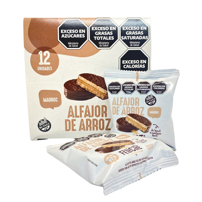 FELICITE - ALFAJOR  de arroz MARROC x 12u