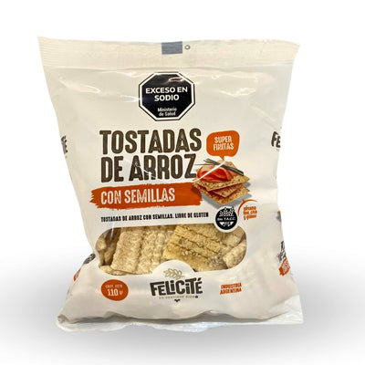 FELICITE - TOSTADAS de arroz MULTISEMILLAS x 110g