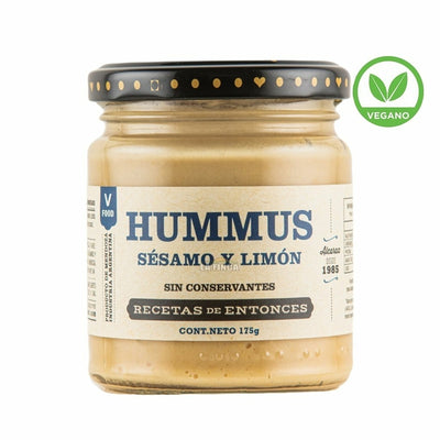 ALCARAZ - HUMMUS SESAMO Y LIMON X 210 ml - RECETA DE ENTONCES