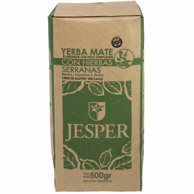 JESPER - YERBA MATE CON HIERBAS MENTA, PEPERINA Y POLEO