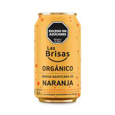 LAS BRISAS - GASEOSA ORGANICA DE NARANJA x 345 ML