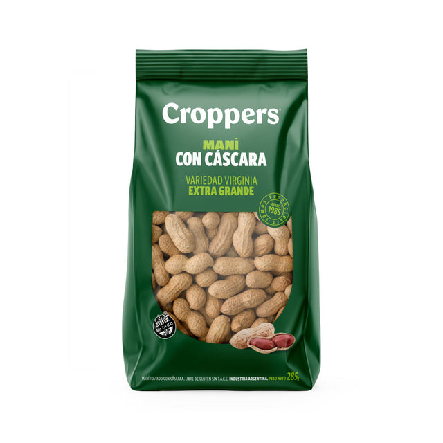 CROPPERS - MANI TOSTADO CON CASCARA X 285 GR