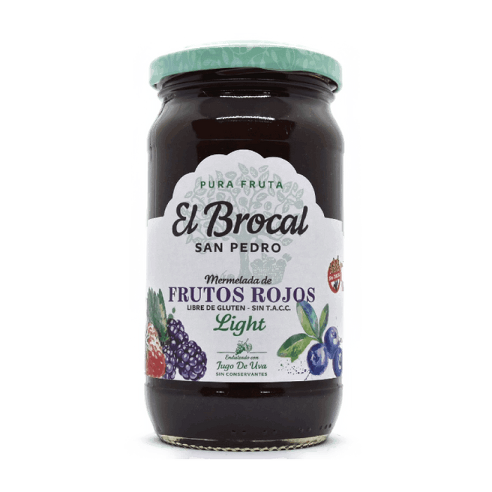 EL BROCAL - MERMELADA DE FRUTOS ROJOS LIGHT X 420 GR