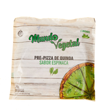 PREPIZZA DE HARINA DE QUINOA SABOR ESPINACA X 300 GRS X 2 UN - MUNDO VEGETAL