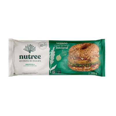 NUTREE- Medallon de quinoa y BROCOLI x 4u