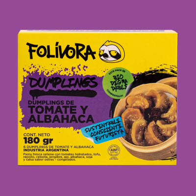 FOLIVORA - DUMPLINGS DE TOMATE Y ALBAHACA X 6 UN