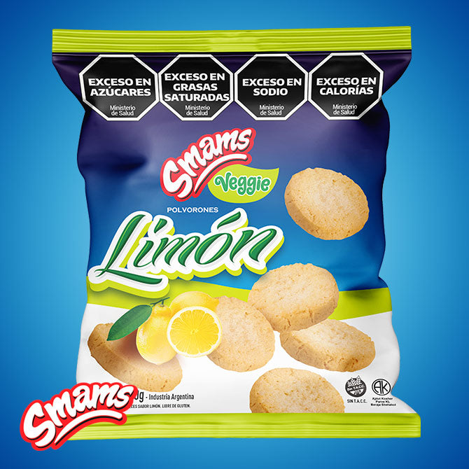 POLVORON VEGGIE DE LIMON X 120 GRS SIN TACC - SMAMS