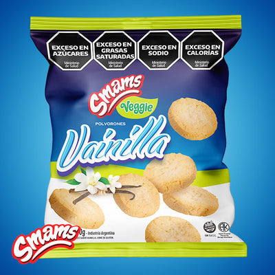 POLVORON VEGGIE DE VAINILLA X 120 GRS SIN TACC - SMAMS