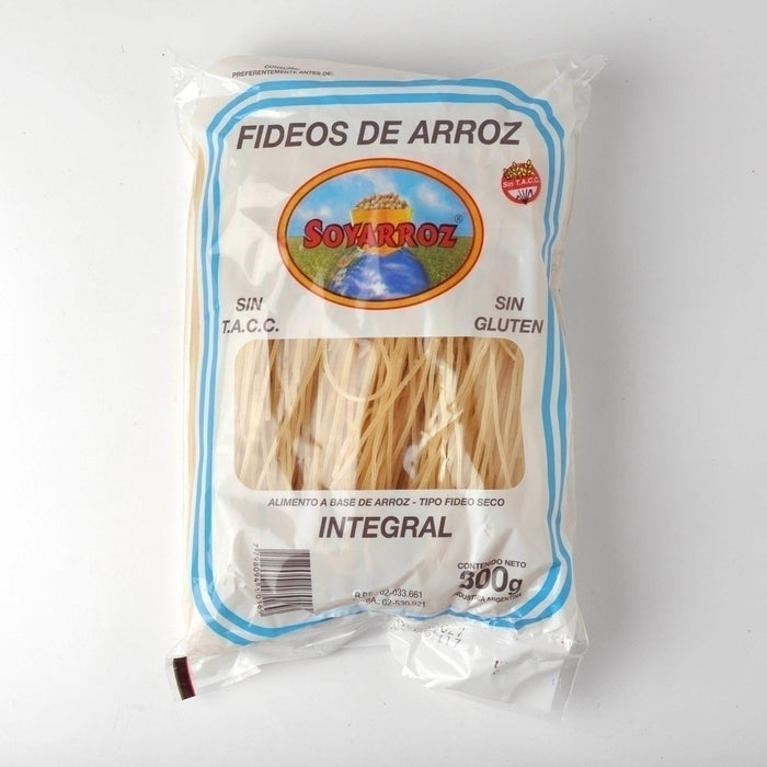 SOY ARROZ - FIDEOS DE ARROZ INTEGRAL X 300 GRS